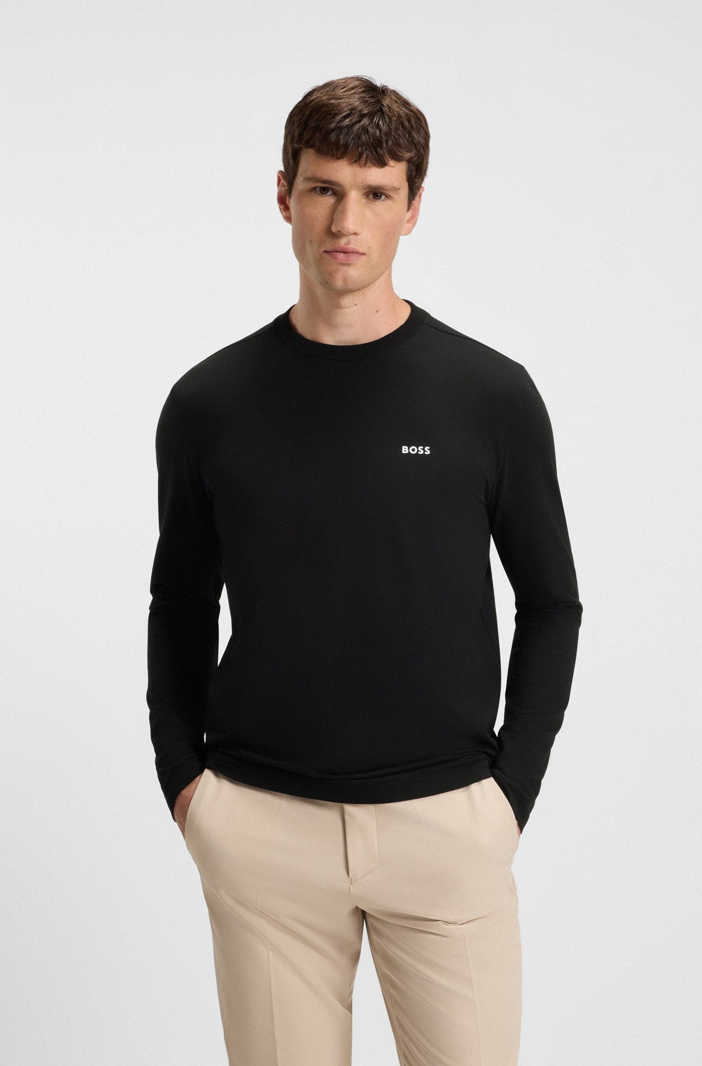 Boss Green Long Tee - Black Denim Exchange