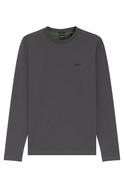 Boss Green Long Tee - Grey Denim Exchange