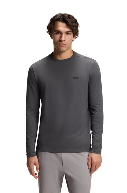 Boss Green Long Tee - Grey Denim Exchange