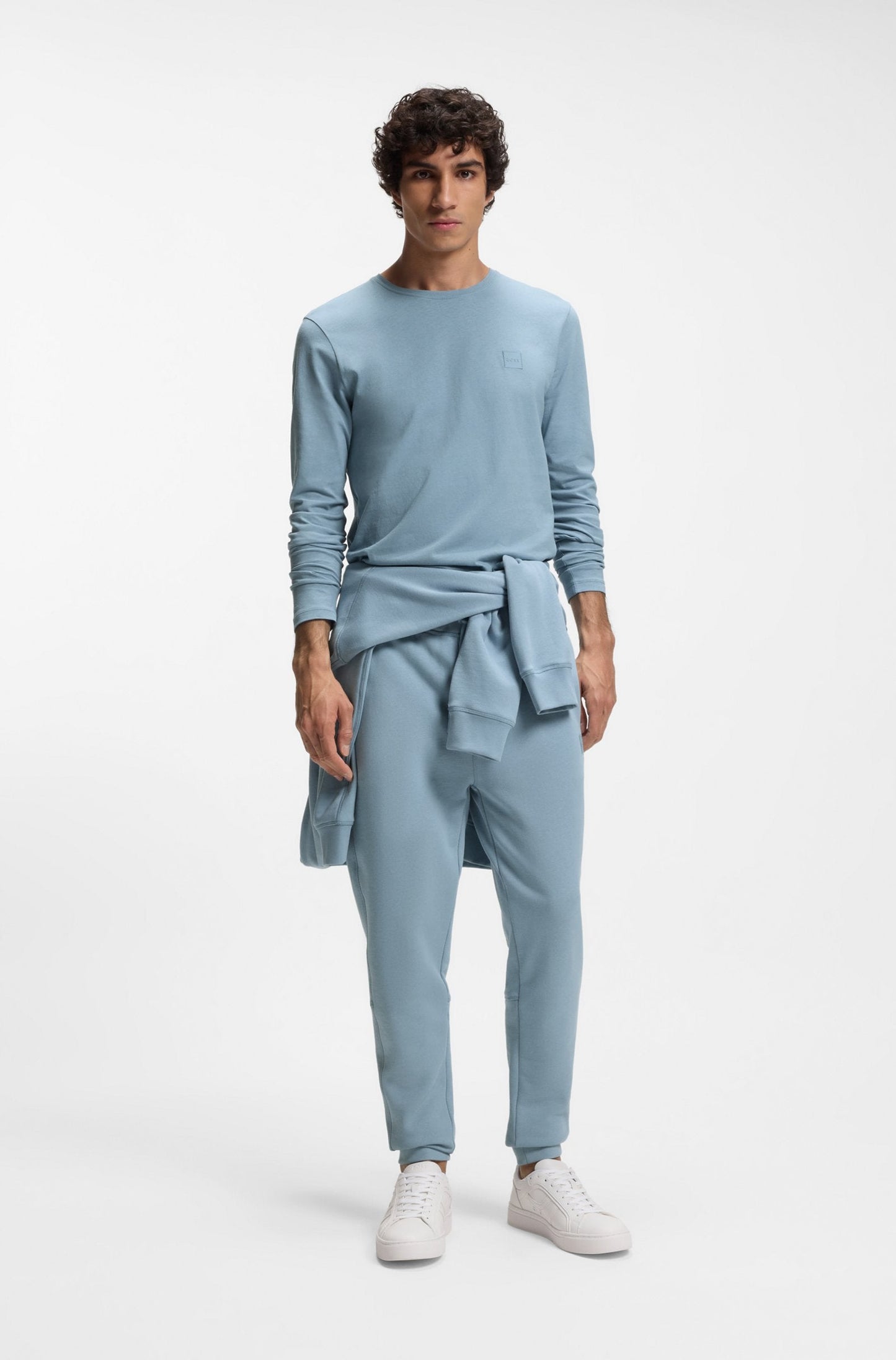 Boss Orange Tacks Tee - Sky Blue Denim Exchange