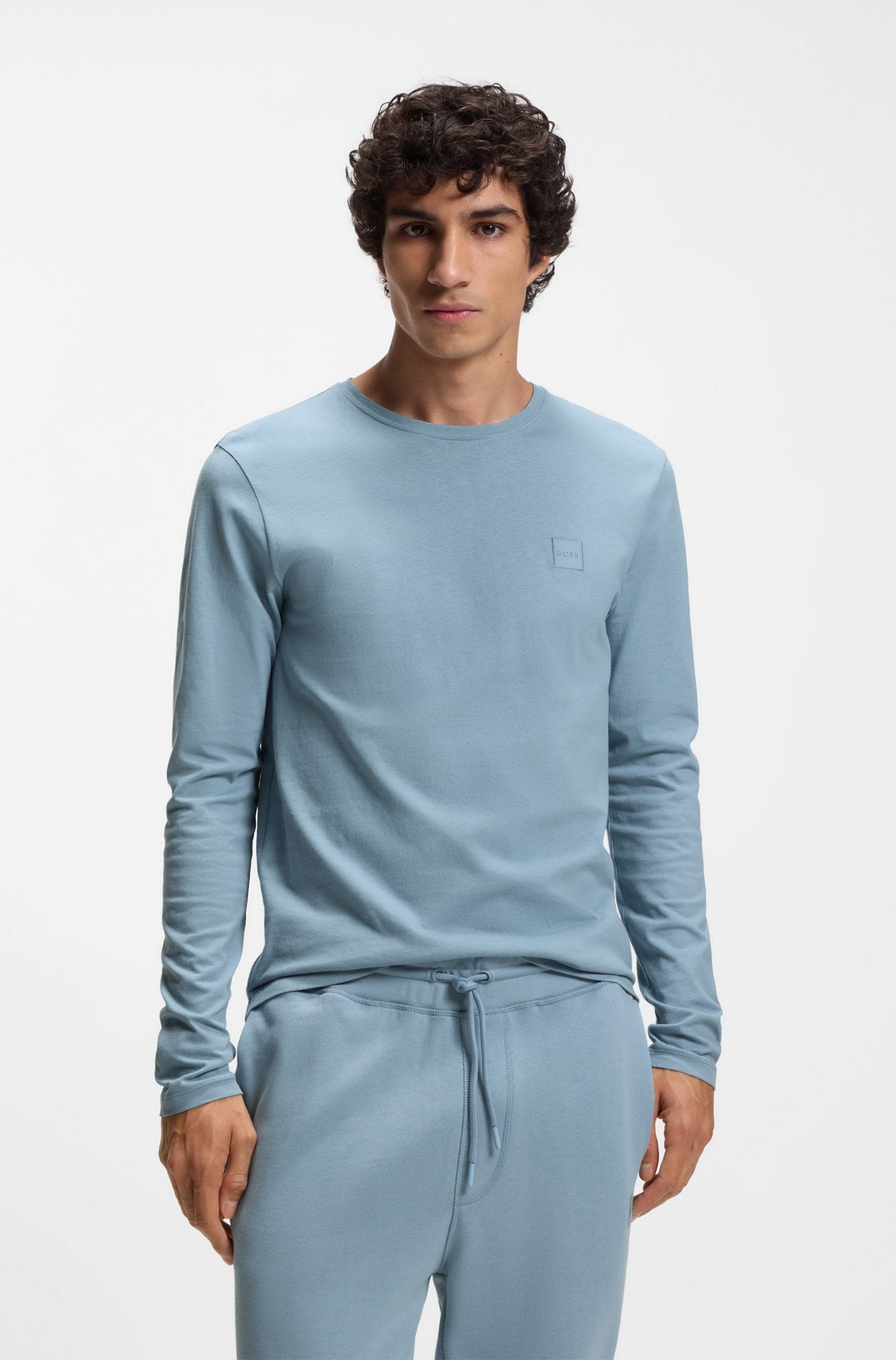 Boss Orange Tacks Tee - Sky Blue Denim Exchange