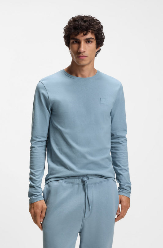Boss Orange Tacks Tee - Sky Blue Denim Exchange