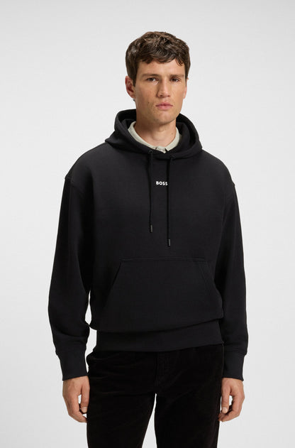 Boss Orange Wesmallhood Hoodie - Black Denim Exchange