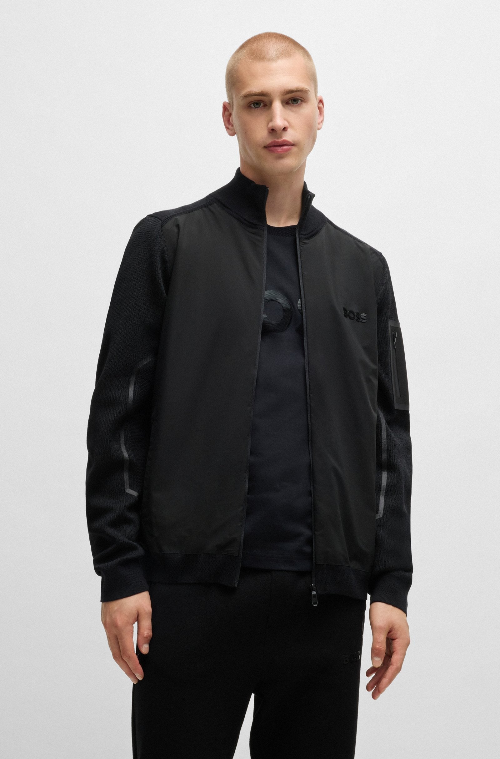 Boss Green Zhino Jacket - Black Denim Exchange