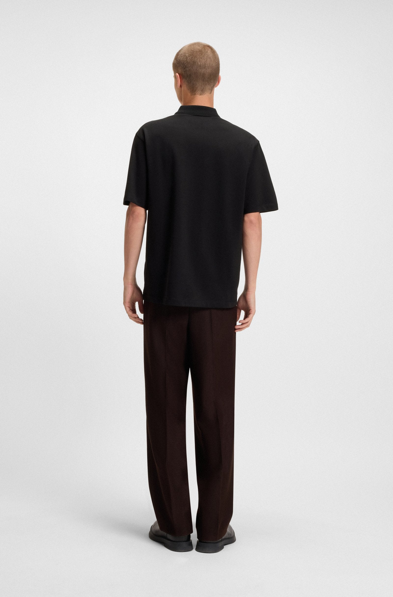 Hugo Dusplity Polo - Black Denim Exchange
