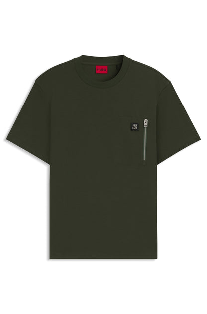 Hugo Dargentee Tee - Olive Denim Exchange