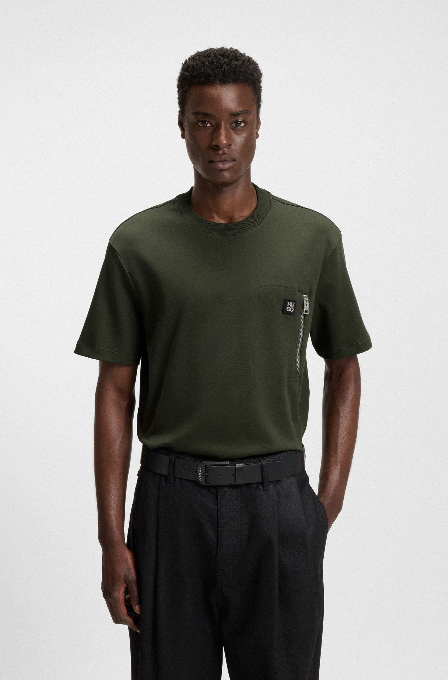 Hugo Dargentee Tee - Olive Denim Exchange