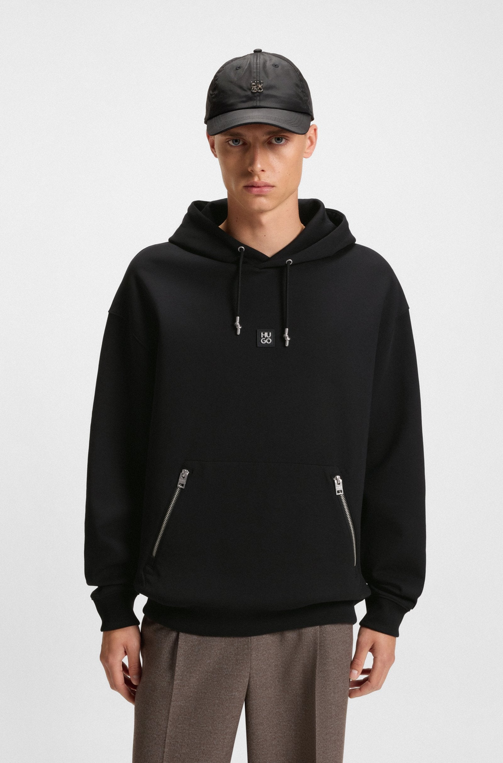 Hugo Dargenhood Hoodie - Black Denim Exchange