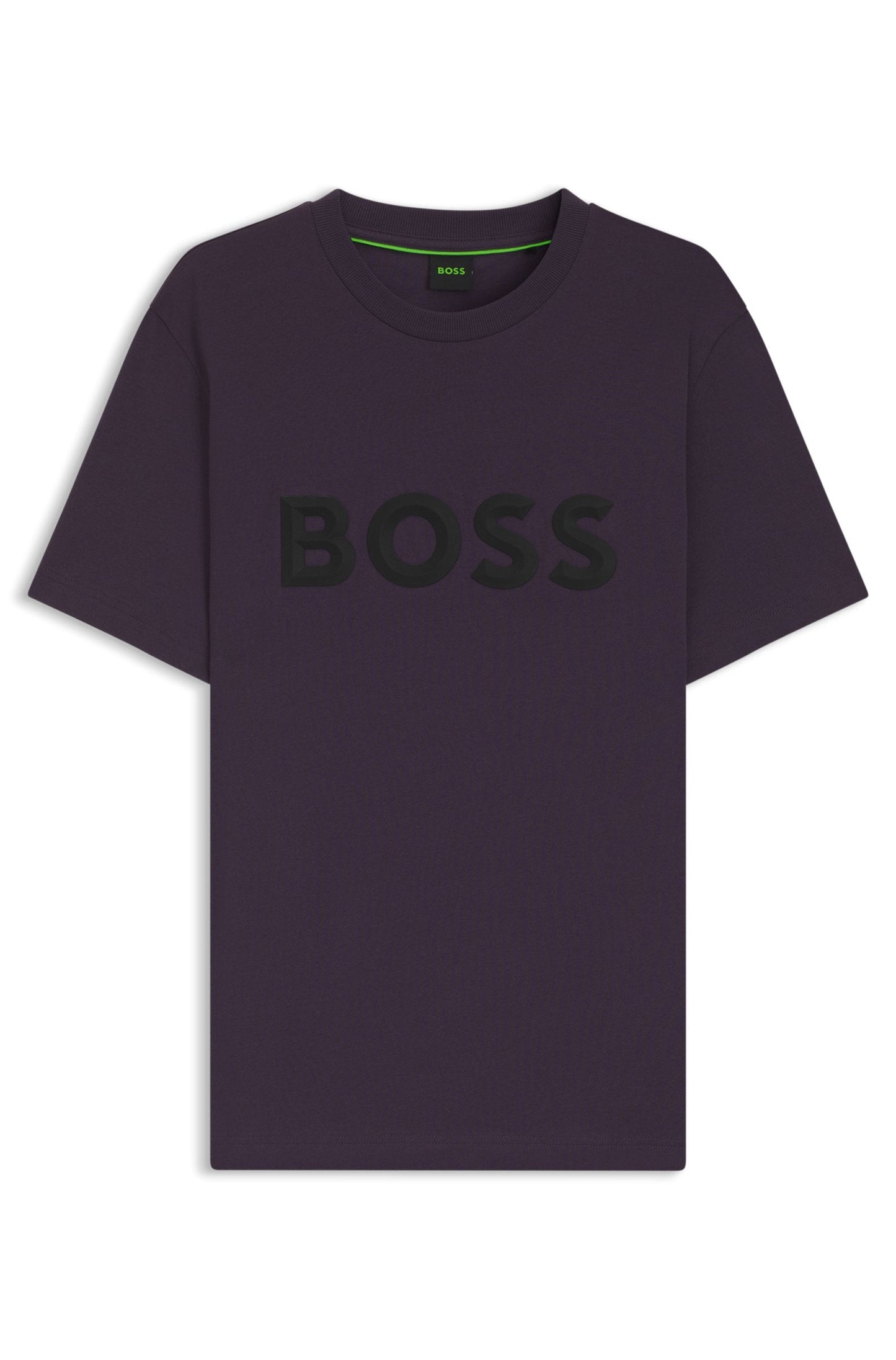 Boss Green Iconic Zone Tee - Dark Purple Denim Exchange