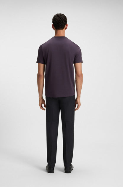 Boss Green Iconic Zone Tee - Dark Purple Denim Exchange