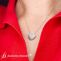 Heart Cluster Diamond Pendant Fascinating Diamonds