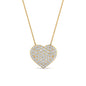 Heart Cluster Diamond Pendant Fascinating Diamonds