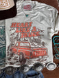 Heart Like A Truck Graphic Tee - Coral Wild Junkie