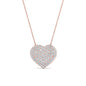 Heart Cluster Diamond Pendant Fascinating Diamonds