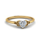 Heart Shaped Celtic Solitaire Engagement Ring Fascinating Diamonds
