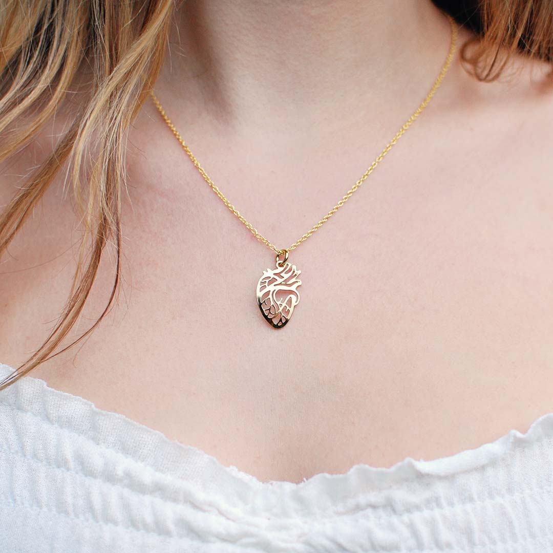 Anatomical Heart Necklace Princess Awesome & Boy Wonder