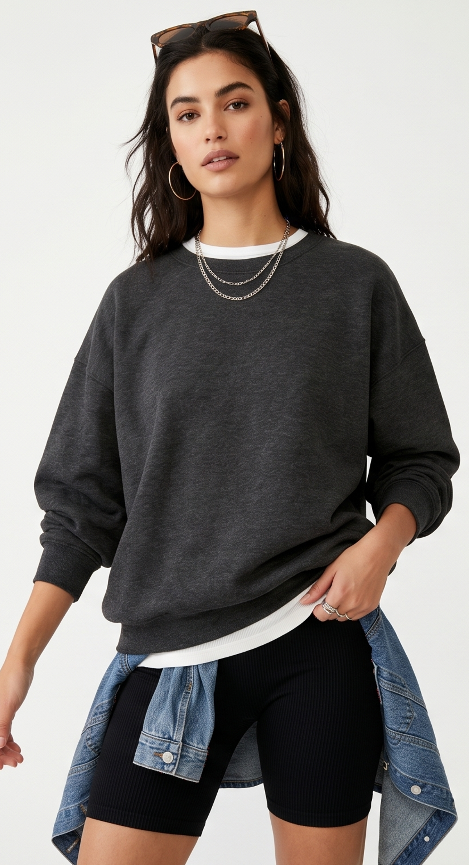 The Essential Unisex Crewneck | DK.Heather Tinyloverclothing
