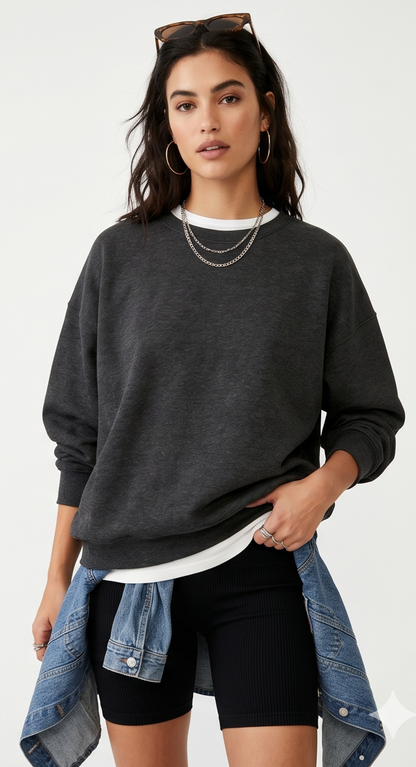 The Essential Unisex Crewneck | DK.Heather Tinyloverclothing