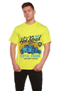 Heavy Hot Road Men's Bamboo Viscose/Organic Cotton Short Sleeve Graphic T-Shirt Spun Bamboo