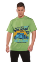 Heavy Hot Road Men's Bamboo Viscose/Organic Cotton Short Sleeve Graphic T-Shirt Spun Bamboo