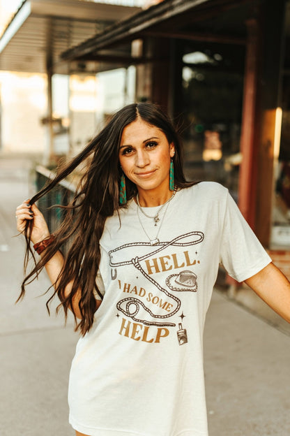 Hell I Had Some Help Graphic Tee Wild Junkie
