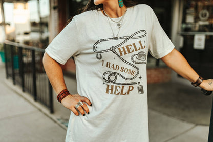 Hell I Had Some Help Graphic Tee Wild Junkie