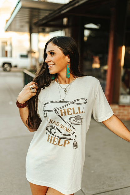 Hell I Had Some Help Graphic Tee Wild Junkie