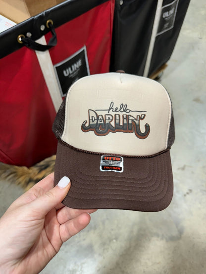 Hello Darlin' Trucker Hat Wild Junkie