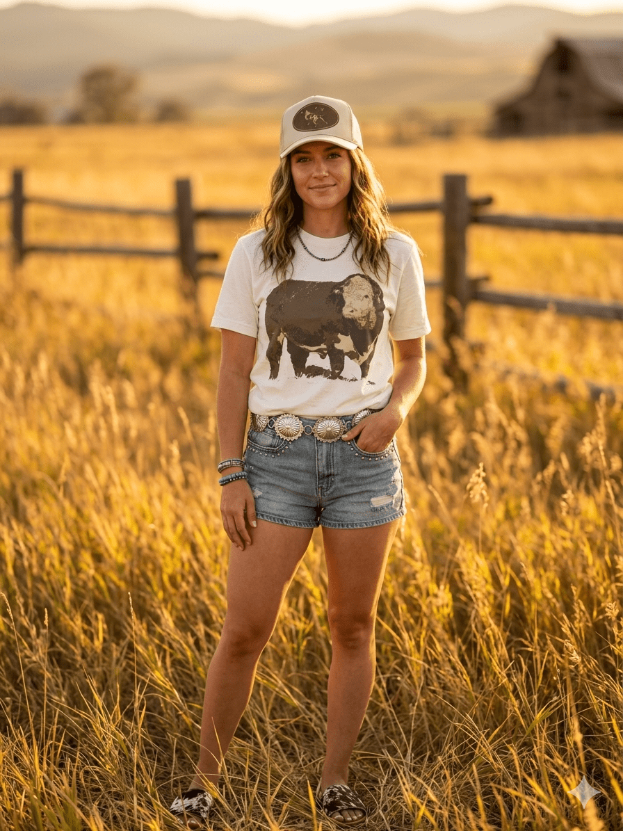 Hereford Bull Graphic Tee Wild Junkie