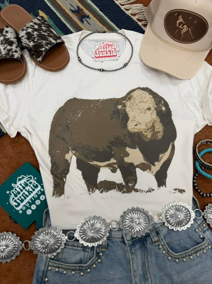 Hereford Bull Graphic Tee Wild Junkie