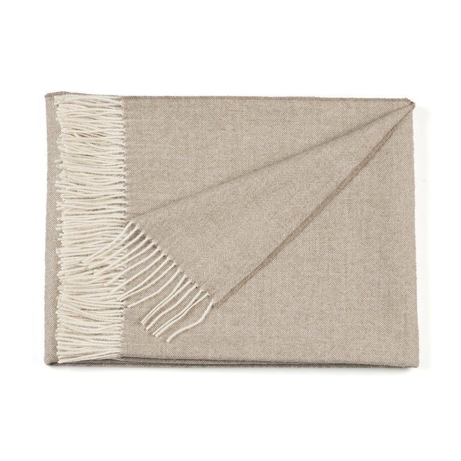 Herringbone Alpaca Throw Purely Alpaca