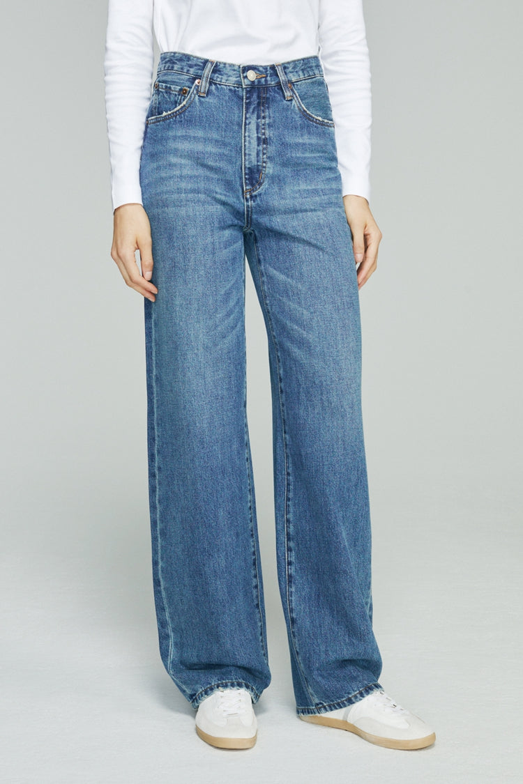 Coney Island Whitefish High Rise Wide Jeans HJ007 Hey Joanie