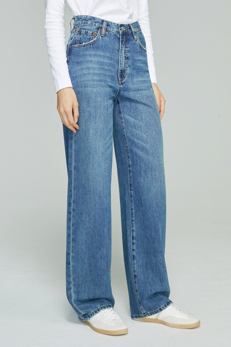Coney Island Whitefish High Rise Wide Jeans HJ007 Hey Joanie