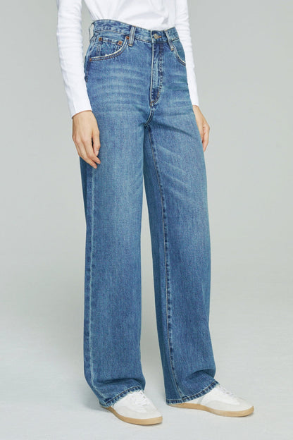 Coney Island Whitefish High Rise Wide Jeans HJ007 Hey Joanie