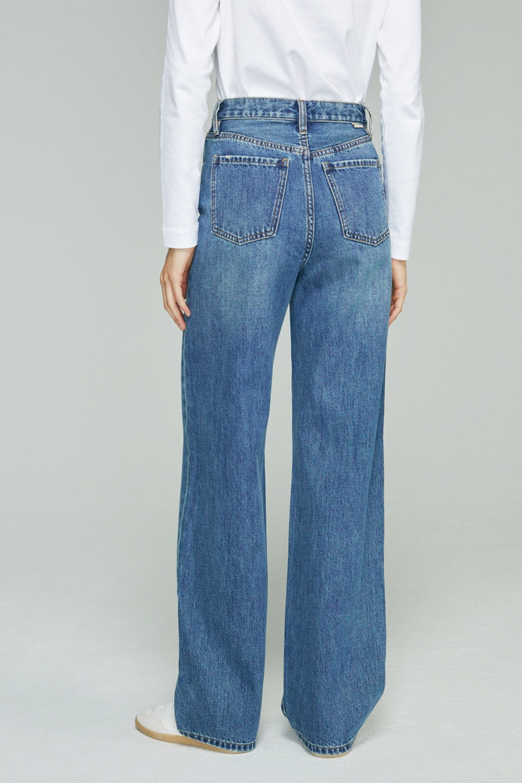 Coney Island Whitefish High Rise Wide Jeans HJ007 Hey Joanie