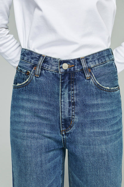 Coney Island Whitefish High Rise Wide Jeans HJ007 Hey Joanie
