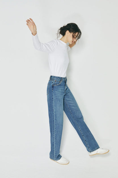 Coney Island Whitefish High Rise Wide Jeans HJ007 Hey Joanie