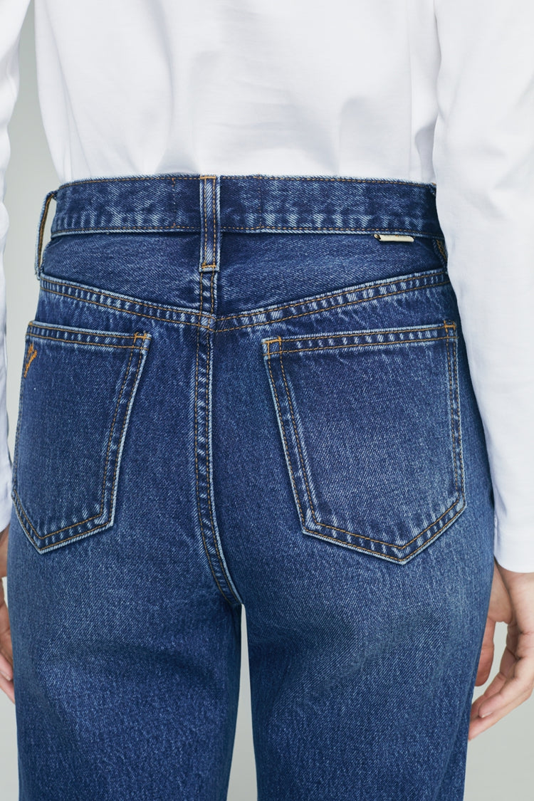 Manhattan High Rise Straight Ankle Jeans HJ160 Hey Joanie