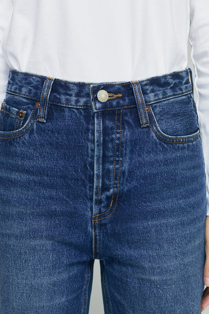 Manhattan High Rise Straight Ankle Jeans HJ160 Hey Joanie