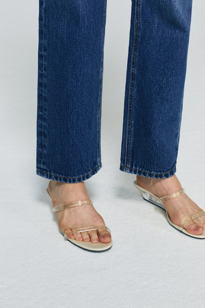 Manhattan High Rise Straight Ankle Jeans HJ160 Hey Joanie