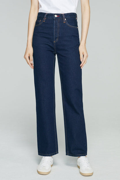 Manhattan High Rise Straight Ankle Jeans HJ160 Hey Joanie