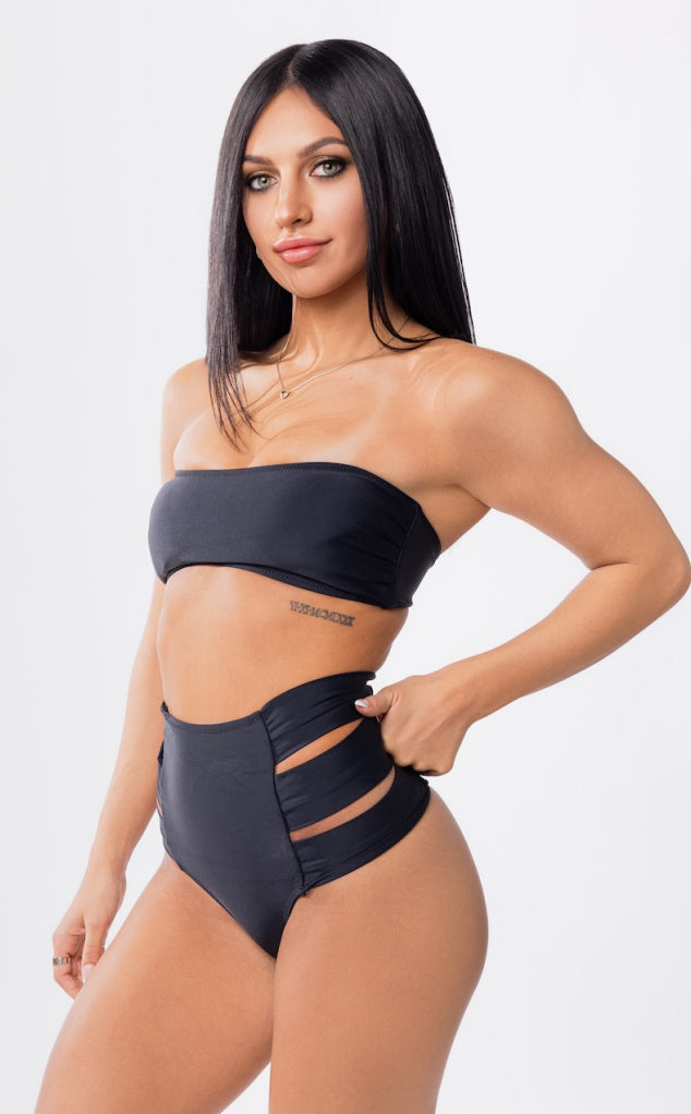 Hollywood High Waist Bikini Bottom Forever Young Swimwear