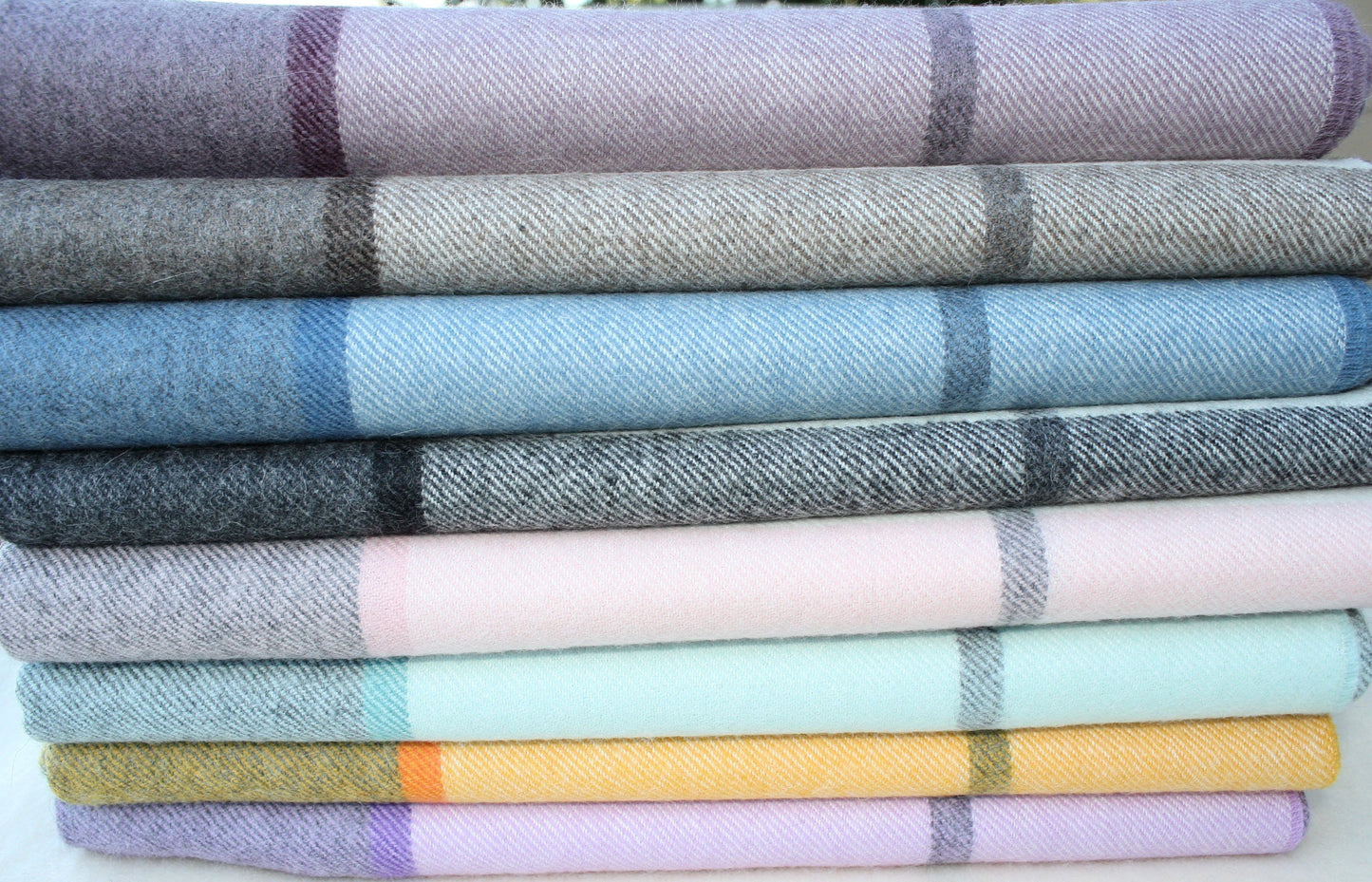 Horizon Stripe Alpaca Throw Purely Alpaca
