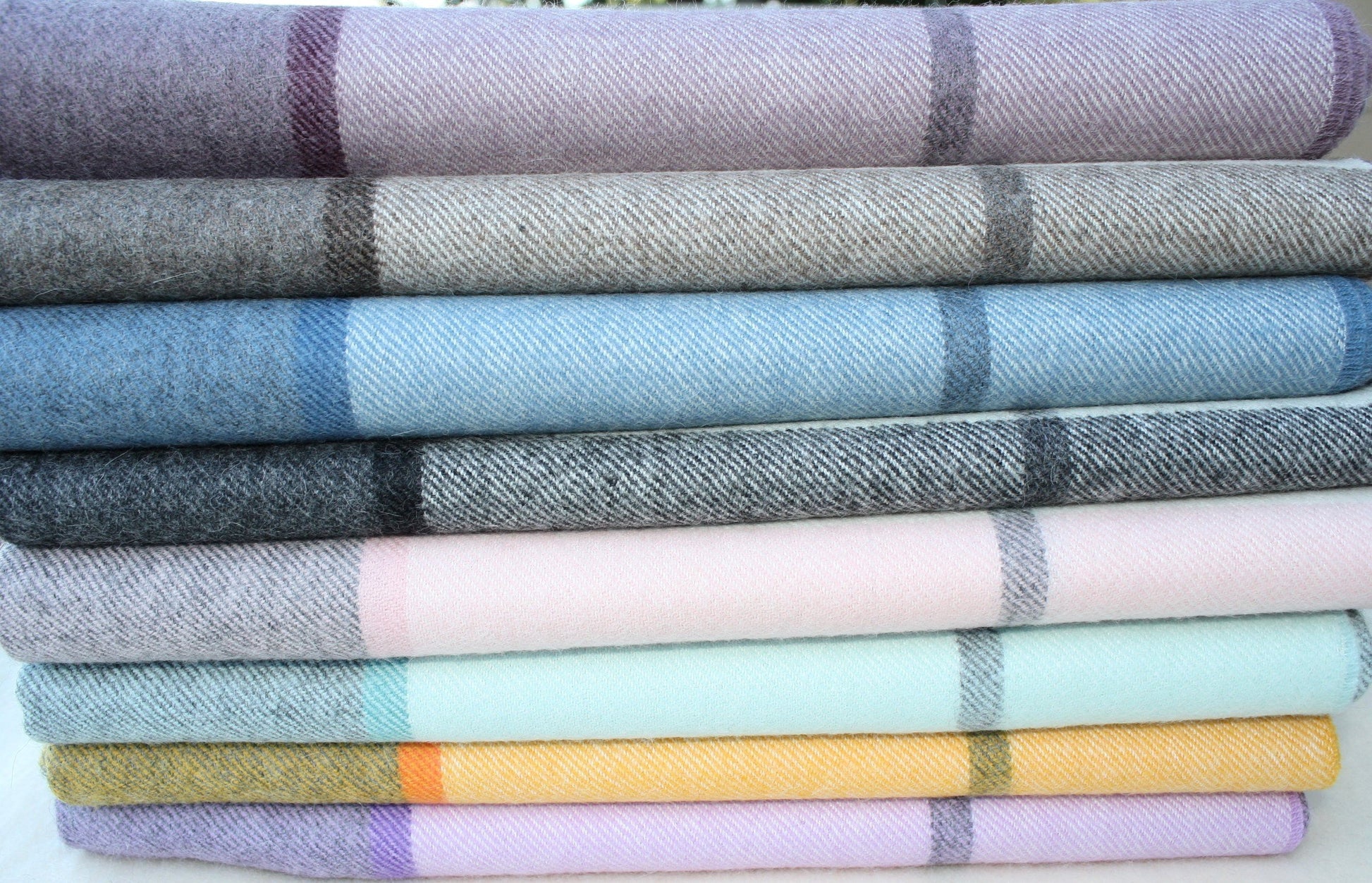 Horizon Stripe Alpaca Throw Purely Alpaca