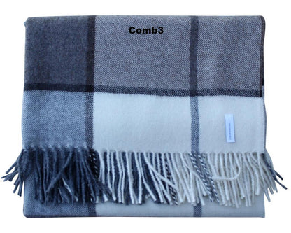 Horizon Stripe Alpaca Throw Purely Alpaca
