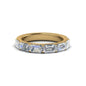 Horizontal Emerald Cut Classic Band Fascinating Diamonds