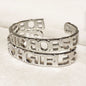 Horse Girl - Equestrian Cuff Bracelet in Silver Urban-Equestrian