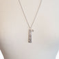 Horse Girl - Equestrian Dog Tag Necklace in Silver Urban-Equestrian