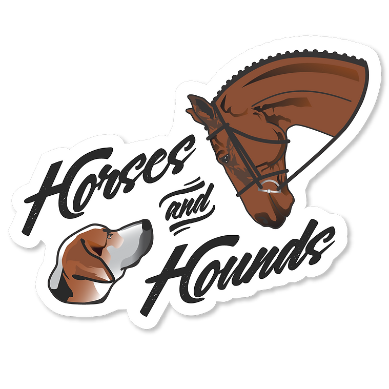 Horses & Hounds Sticker Horseplay Apparel