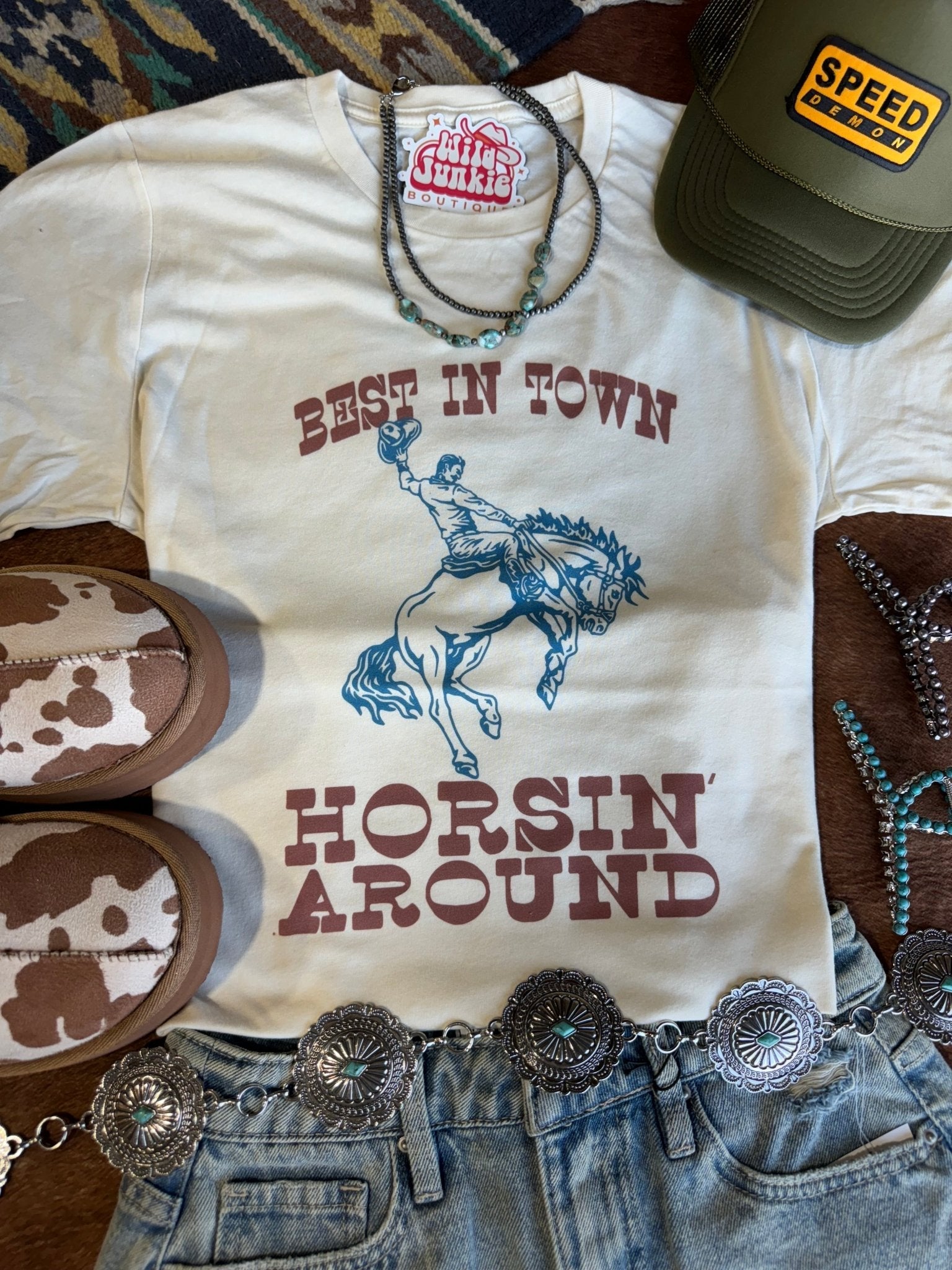 Horsin' Around Graphic Tee Wild Junkie